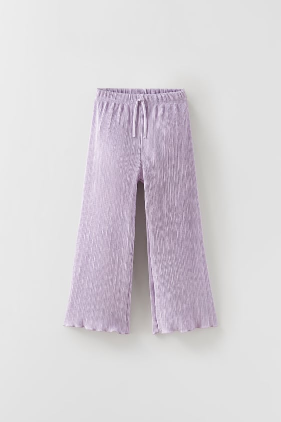 PLAIN PLEATED PANTS