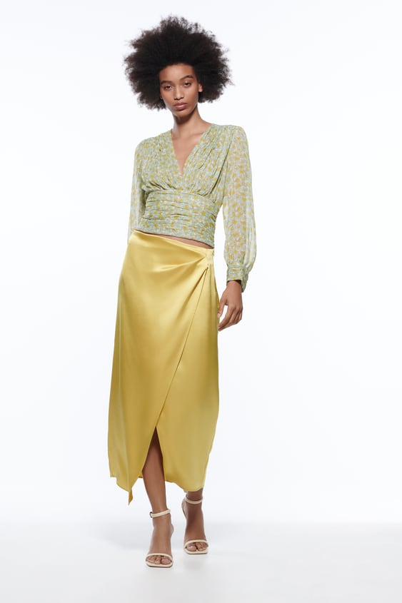 PRINTED SHIRT WITH METALLIC THREAD