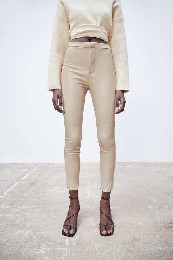 FAUX LEATHER LEGGINGS
