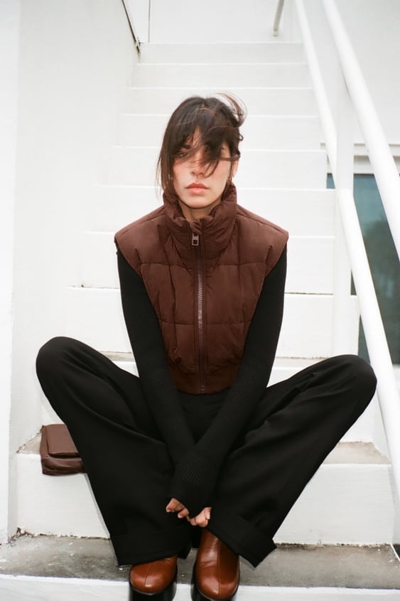 CROPPED PUFFER VEST