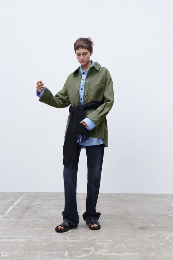 BUTTONED SOFT OVERSHIRT