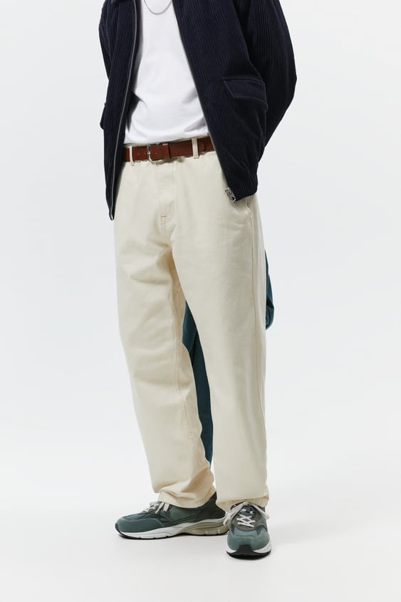 WIDE FIT CHINO PANTS