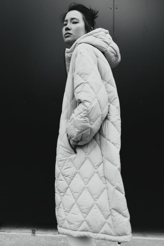 HOODED QUILTED JACKET