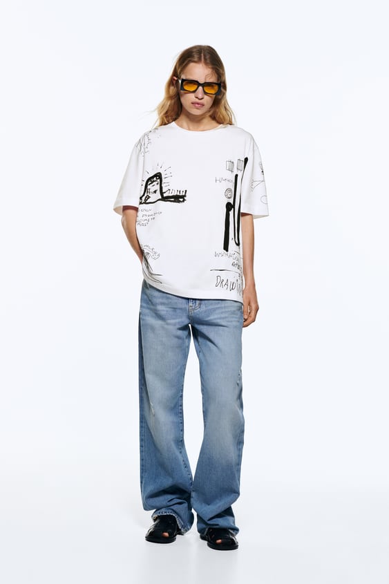 EMBROIDERED DRAWING SHIRT