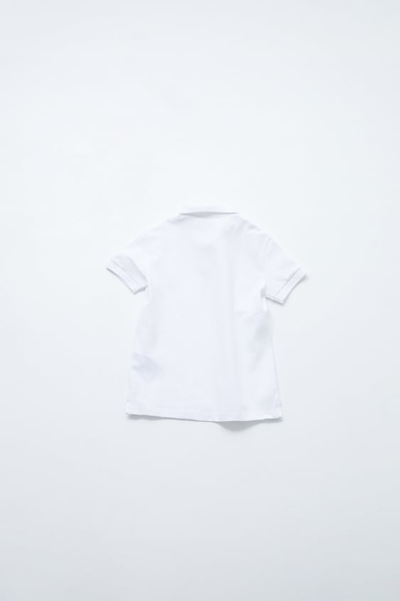 PIQU POLO SHIRT