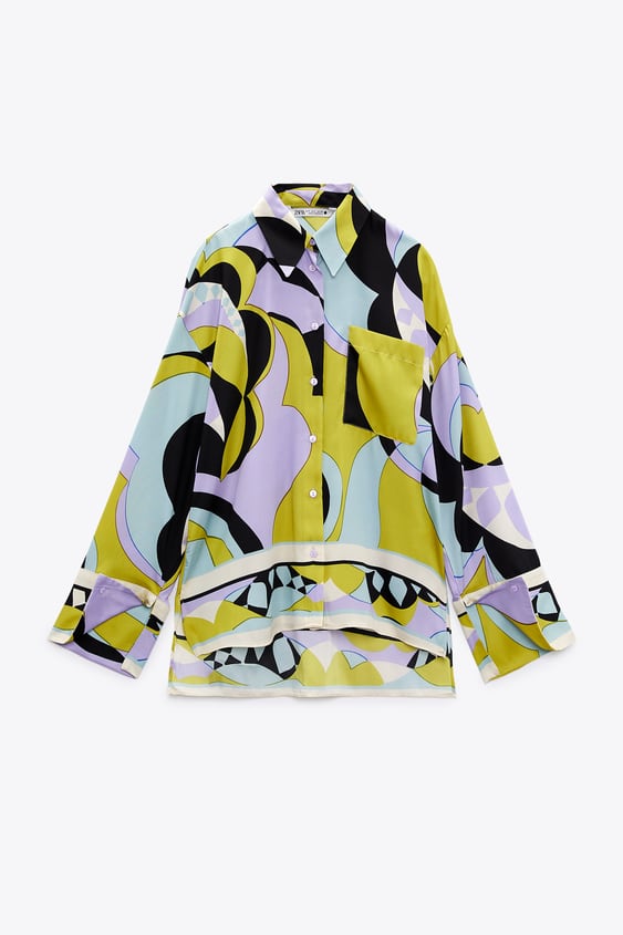 PRINTED POCKET SHIRT