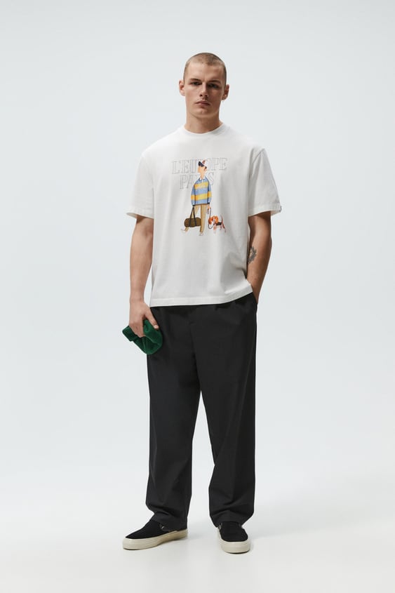 COMBINATION PRINT T-SHIRT