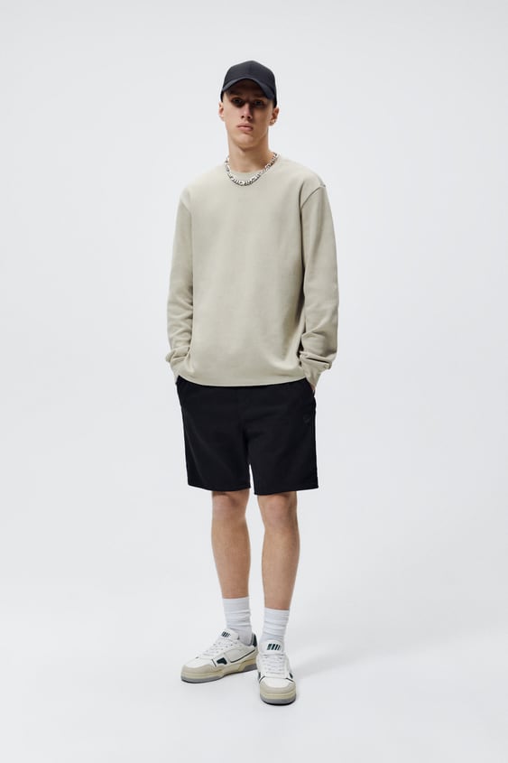 BASIC SOFT DENIM SHORTS