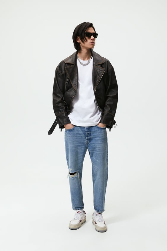 TAPERED RELAXED FIT JEANS
