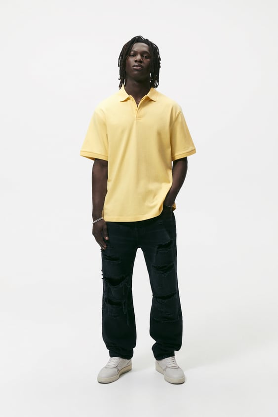 OVERSIZED POLO SHIRT