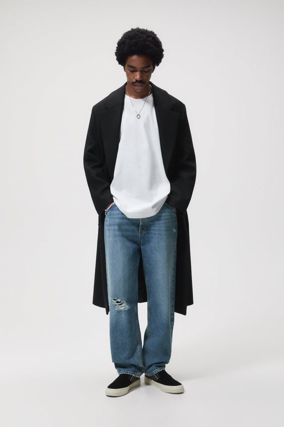 STRAIGHT LEG LOOSE FIT JEANS