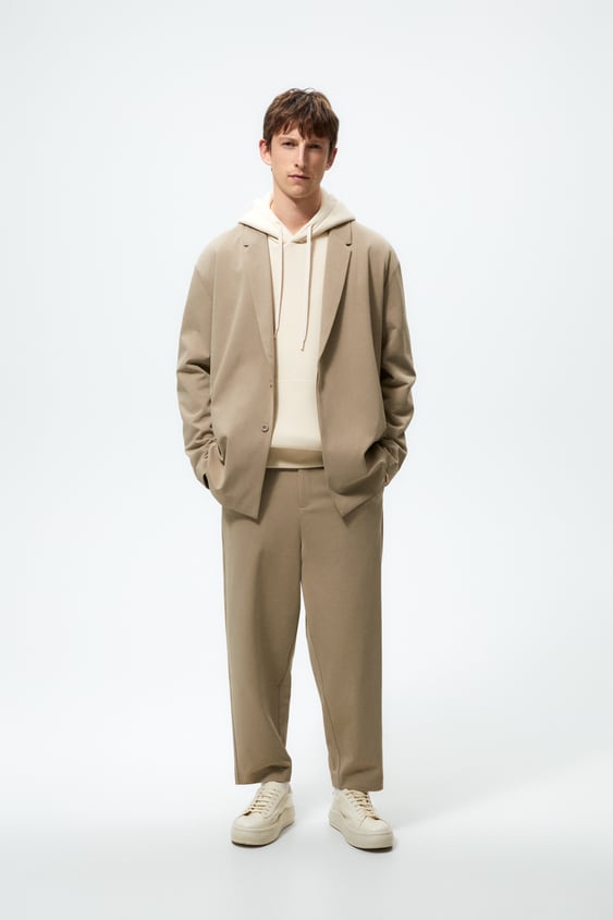 TEXTURED PANTS