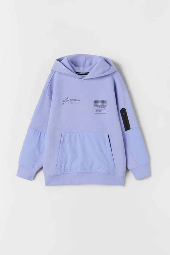 SPORTY RIPSTOP SWEATSHIRT
