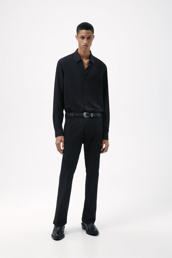 GEOMETRIC JACQUARD SHIRT