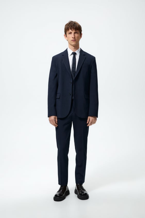 PLAID SUIT PANTS