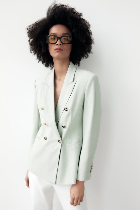DOUBLE BREASTED BLAZER