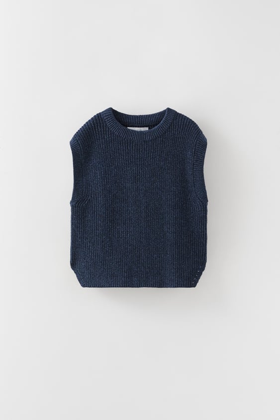 LONG KNIT VEST