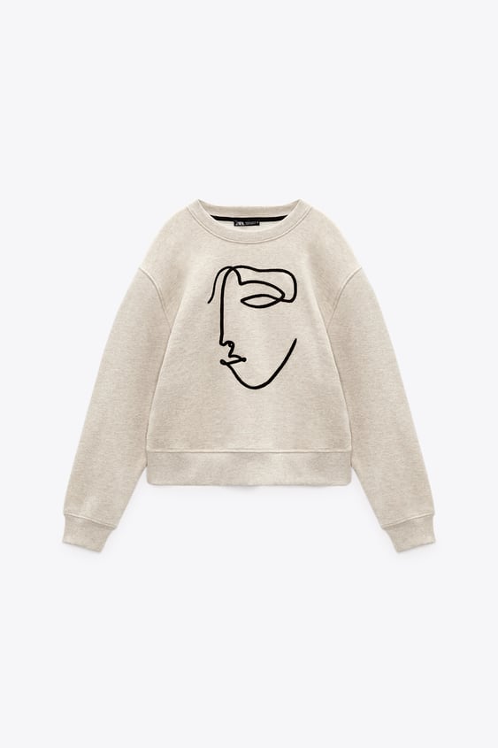 EMBROIDERED SWEATSHIRT