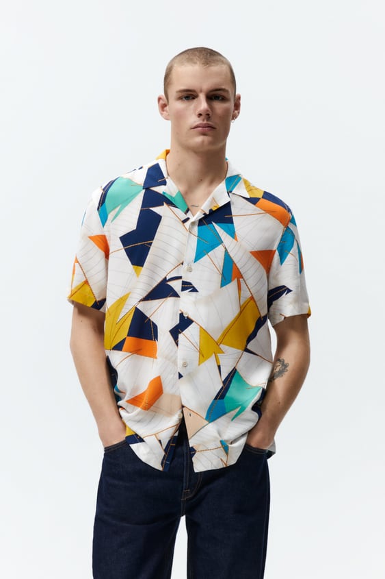 ABSTRACT PRINT SHIRT