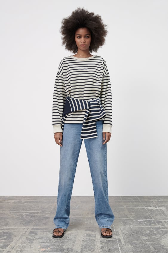 STRIPED SWEATSHIRT