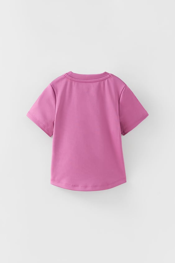 ATHLETIC TEXT DETAIL T-SHIRT