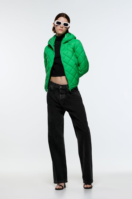 HOODED QUILTED JACKET