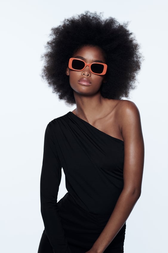 RUCHED ASYMMETRIC BODYSUIT