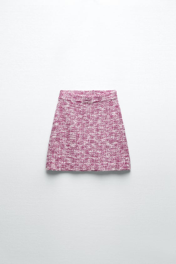 STRUCTURED KNIT SKIRT