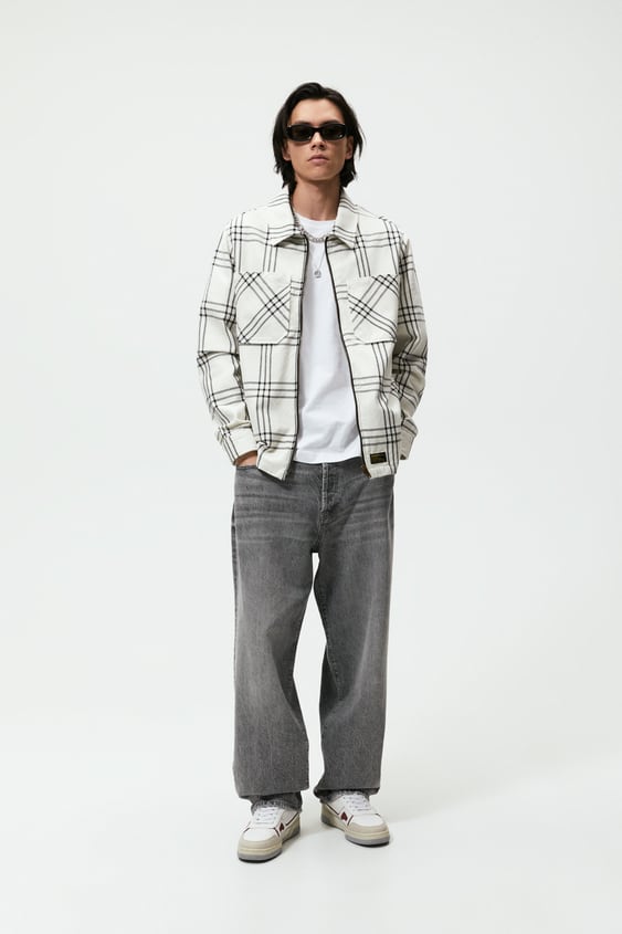 PLAID OVERSHIRT