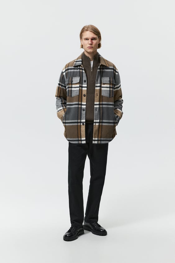 PLAID OVERSHIRT