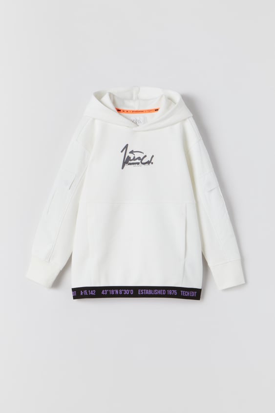 ATHLETIC SNAP BUTTON SWEATSHIRT