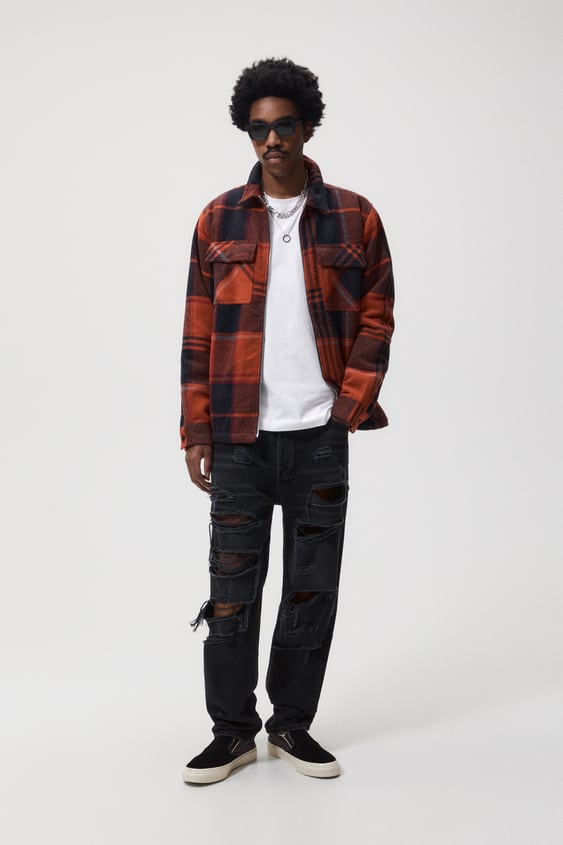 PLAID OVERSHIRT