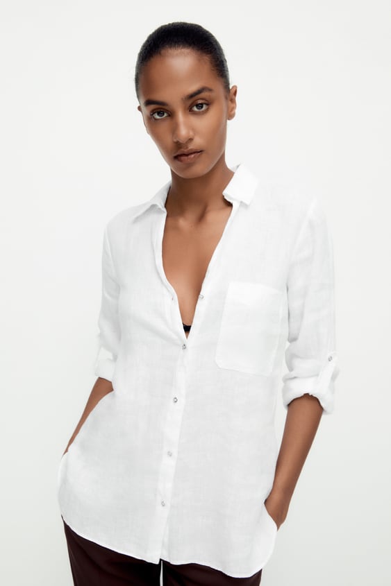 BASIC LINEN SHIRT