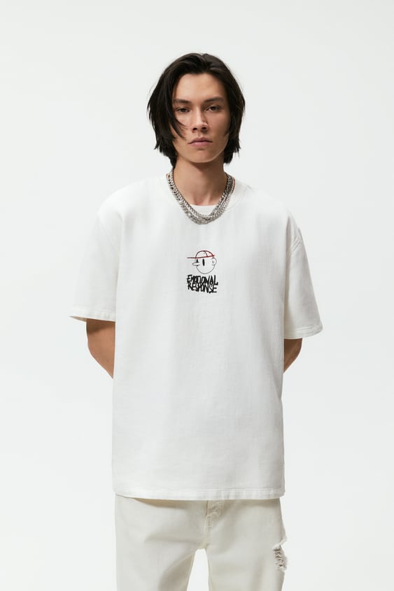 TEXT PRINT T-SHIRT