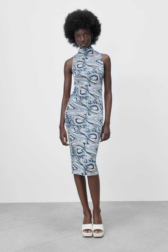 JACQUARD DRESS