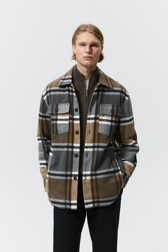 PLAID OVERSHIRT
