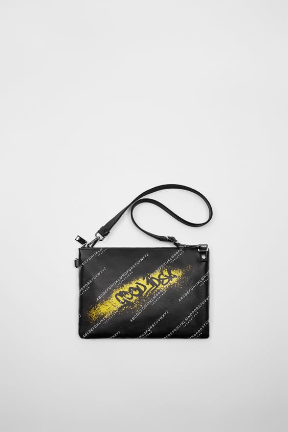 ALPHABET CROSSBODY CLUTCH