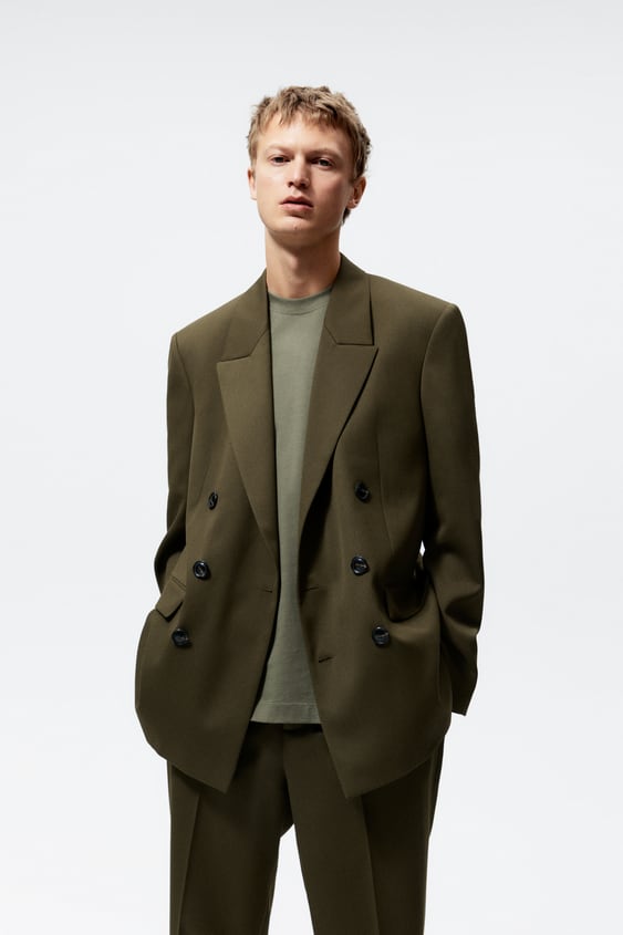 DOUBLE BREASTED SUIT JACKET