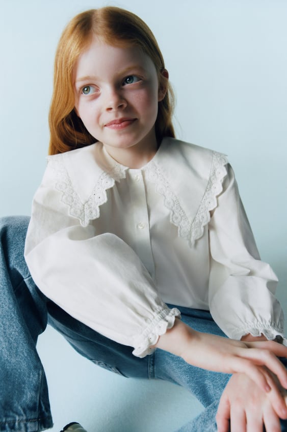 ROMANTIC BIB COLLAR SHIRT