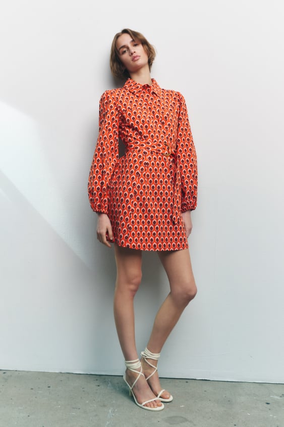 PRINTED SHORT DRESS