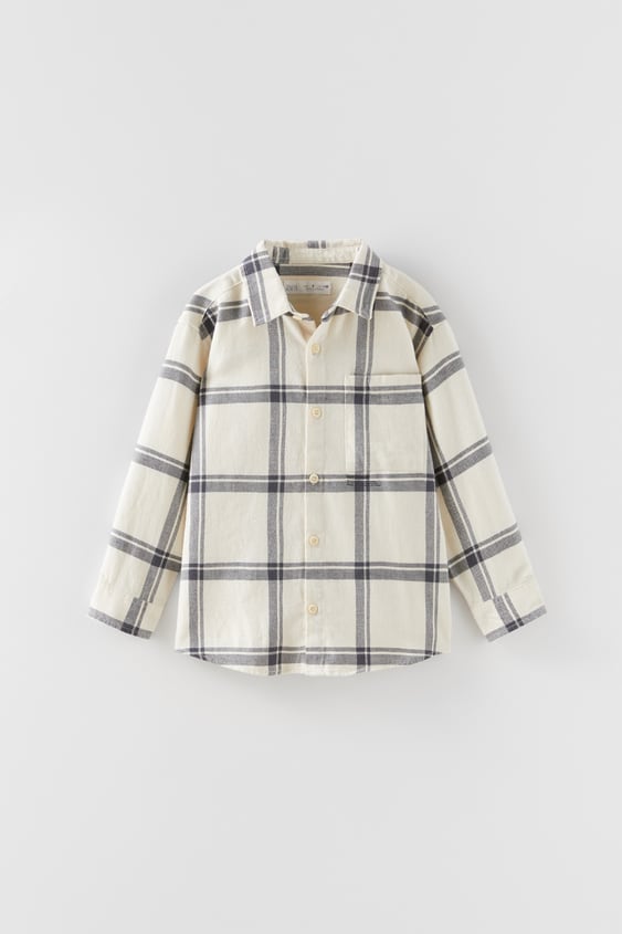 WINDOWPANE PLAID SHIRT