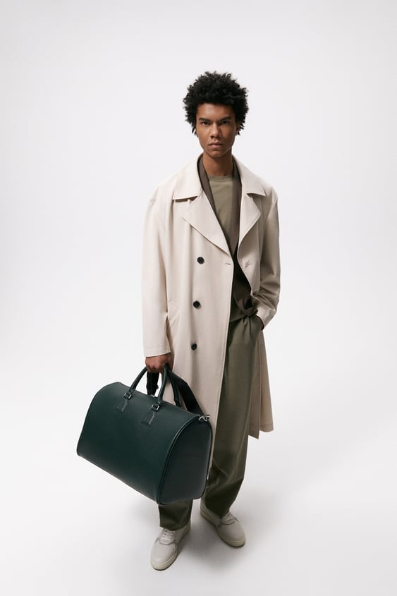 TEXTURED MINIMALIST BOWLING BAG