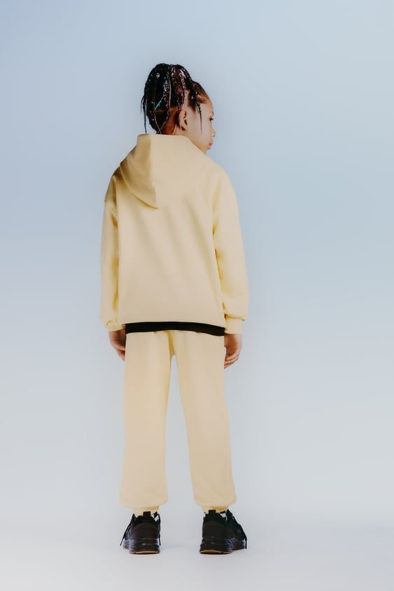 EMBROIDERED PLUSH PANTS