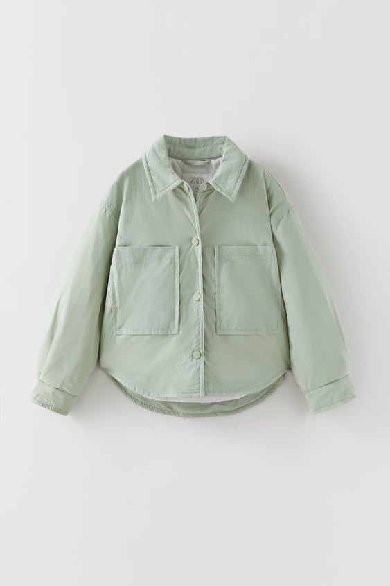 QUILTED NYLON OVERSHIRT