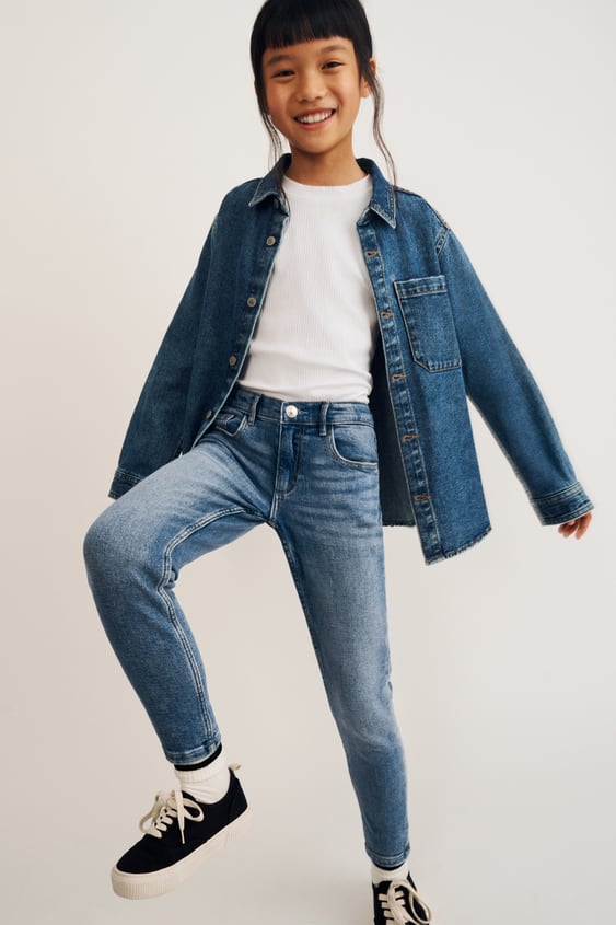 MID RISE SKINNY JEANS