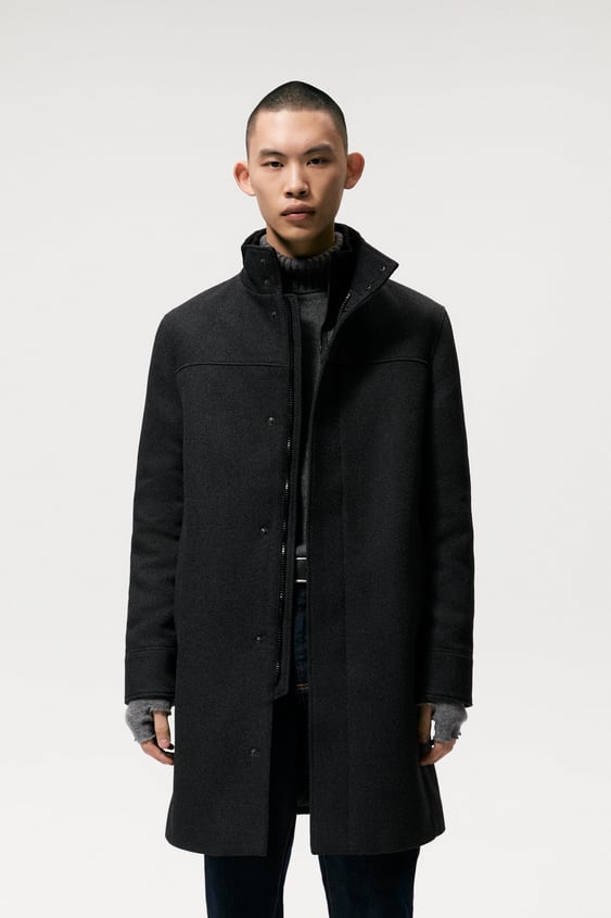 COMBINATION COLLAR COAT