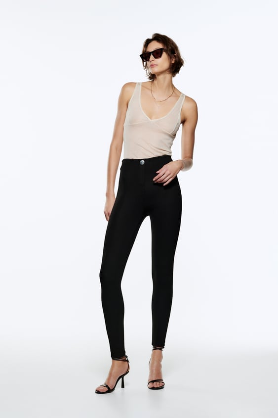 GOLD BUTTON LEGGINGS
