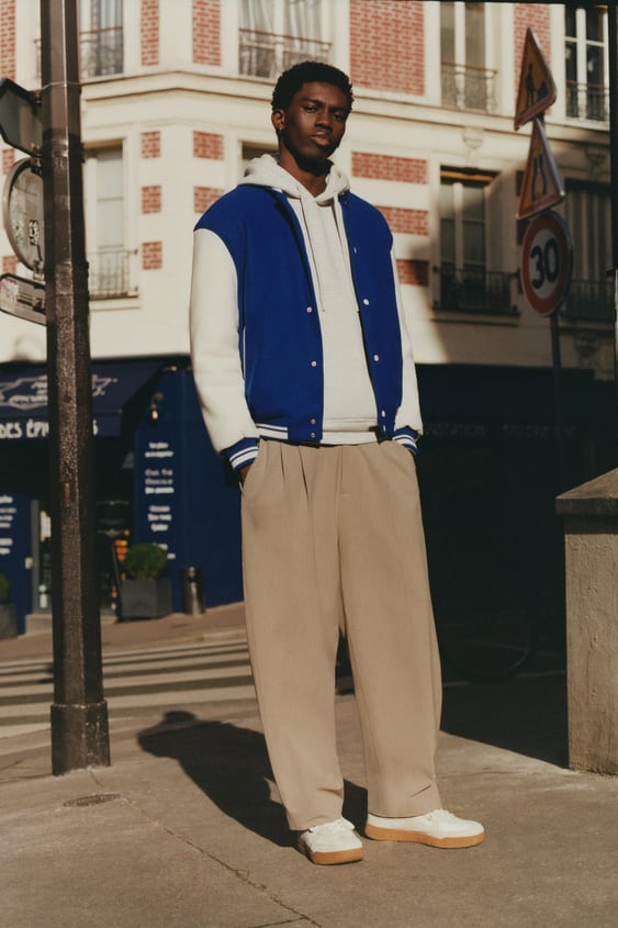 COMBINATION BOMBER JACKET