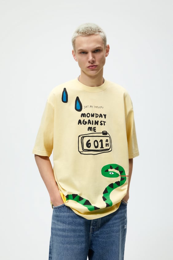 COMBINATION PRINT T-SHIRT