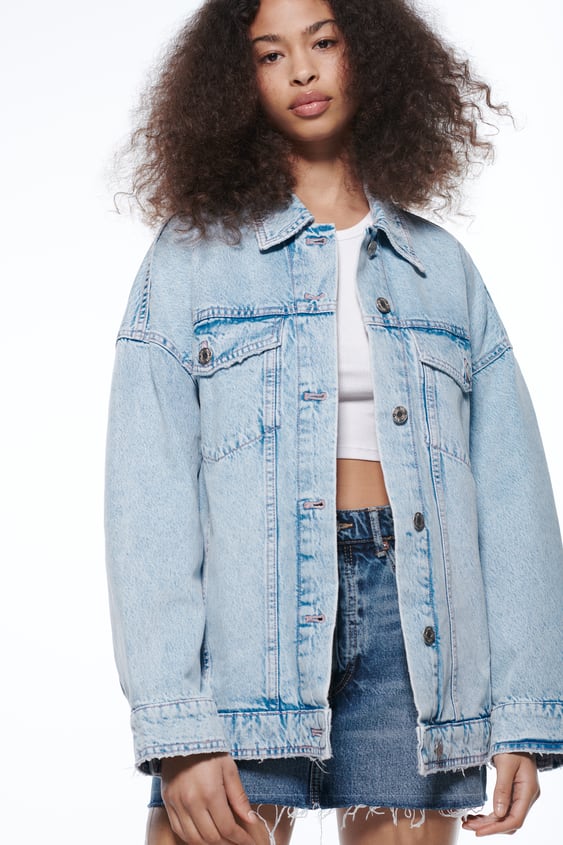 DENIM JACKET WITH FULL SLEEVES